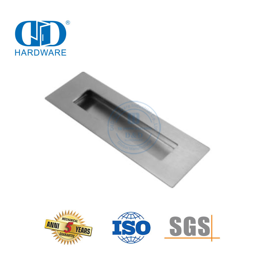 Edelstahl-modernes Design-Hardware-Möbelzubehör Scheunentor-Schiebetürgriff-DDBD109