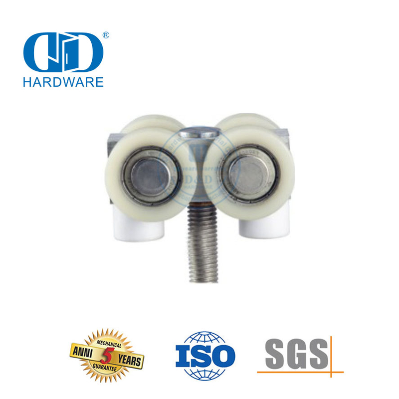 Edelstahl rahmenlose Dusche Schiebetür Hardware Glas Zubehör Set Möbelzubehör für Badezimmer-DDGS160