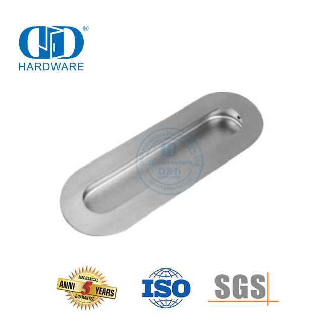Edelstahl-Konstruktionsbeschläge, Scheunentorgriff, Schiebetürgriff, Griff-Set, Pull-and-Flush-Hardware-DDBD110
