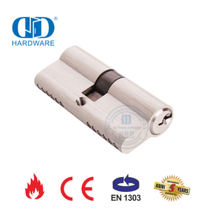 EN 1303 Satin-Nickel-Finish, Messing, langlebige Euro-Standard-Hardware, gewerblicher Türzylinder-DDLC003-70 mm-SN