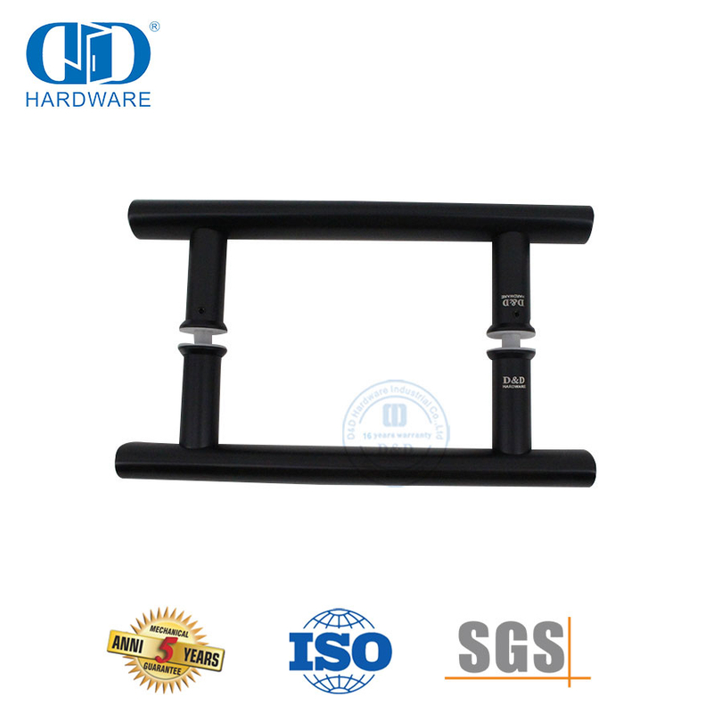 Doppelseitiger Innentürgriff für gewerbliche Glasschiebetüren-DDPH001-A Φ25-MB