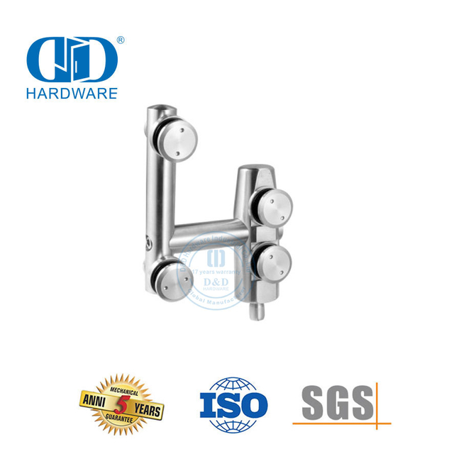 Edelstahl-Glastür-Pivot-Möbelzubehör Obere Pivot-Schiebetür-Hardware-DDGP006