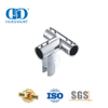Hardware Manufacture Edelstahl 90 Grad 3-Wege-T-Schienenverbinder Kommerzielles Duschkabinensystem-DDSC041