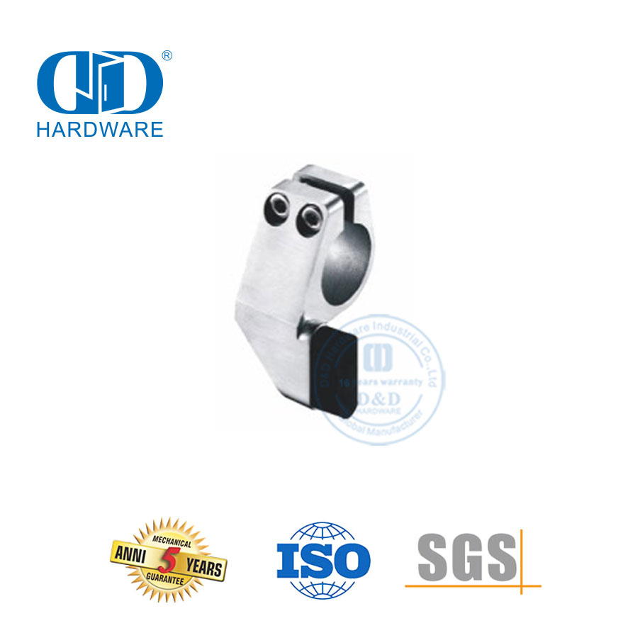 Sichere, zuverlässige Steckverbinder, Edelstahl-Glas-Hardware, Glas-Schiebetür für Badezimmertür-DDGS002
