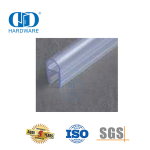 Glasbeschläge für Dusche, Schiebetür, Badezimmer, wasserdichter Dichtungsstreifen aus PVC-Gummi, DDWS002