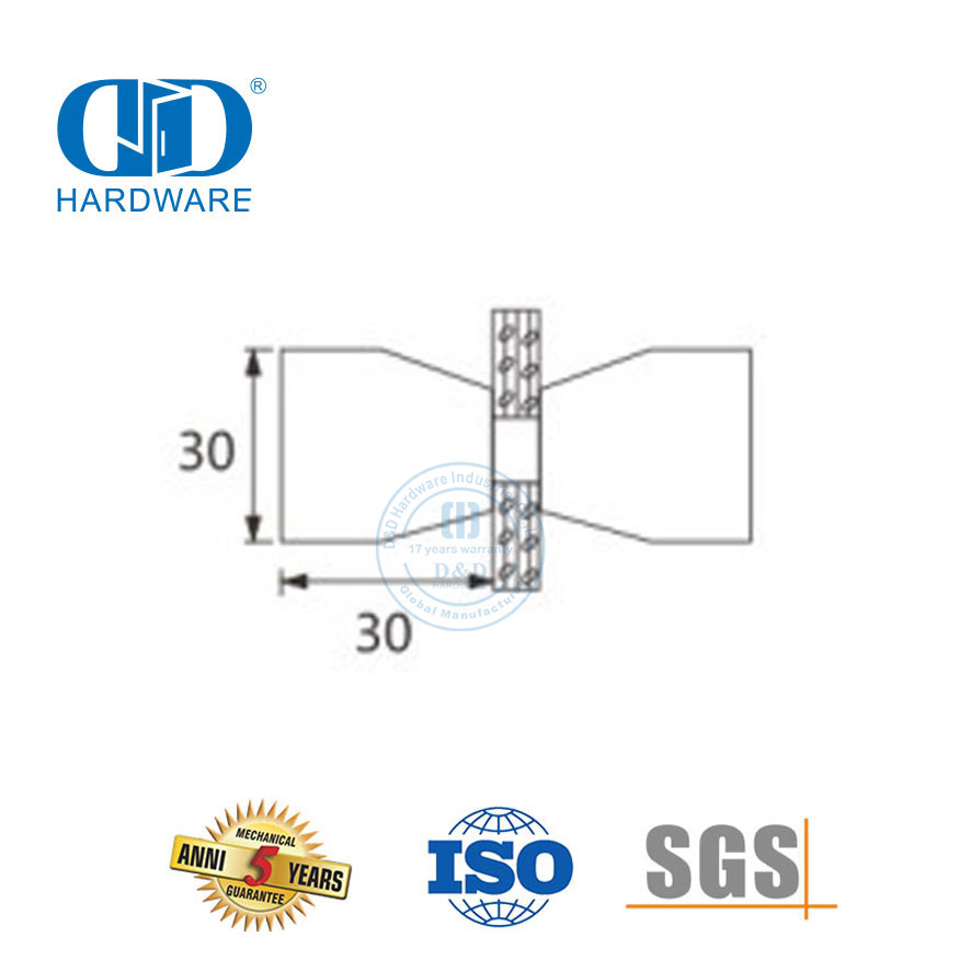 Edelstahl-Duschkabinenknopf, Griffknopf, Messing, doppelseitiger Griff, rahmenlose Duschtürknöpfe-DDSK003