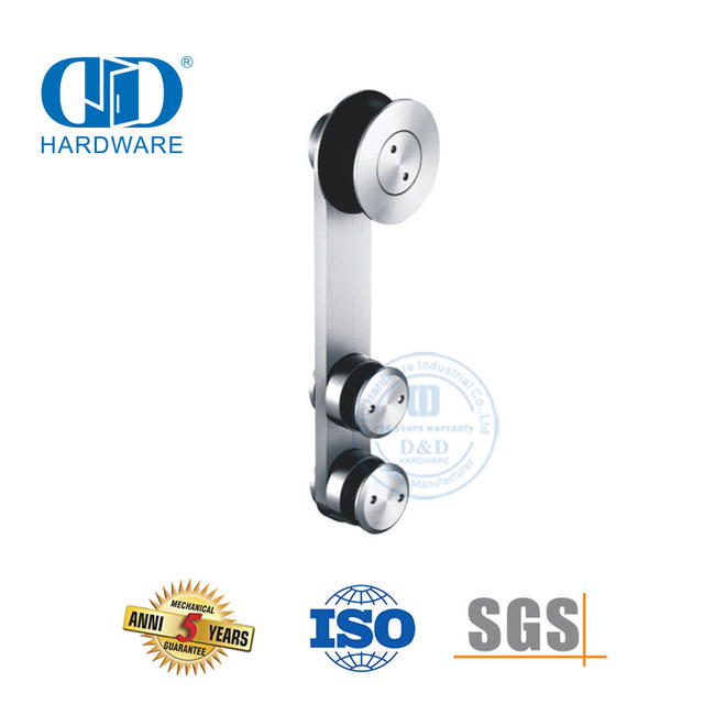 Fabrik-Edelstahl-Duschtür-Rollen-Schiebetür-Hardware-Glas-Hardware für Badezimmer-DDGS101
