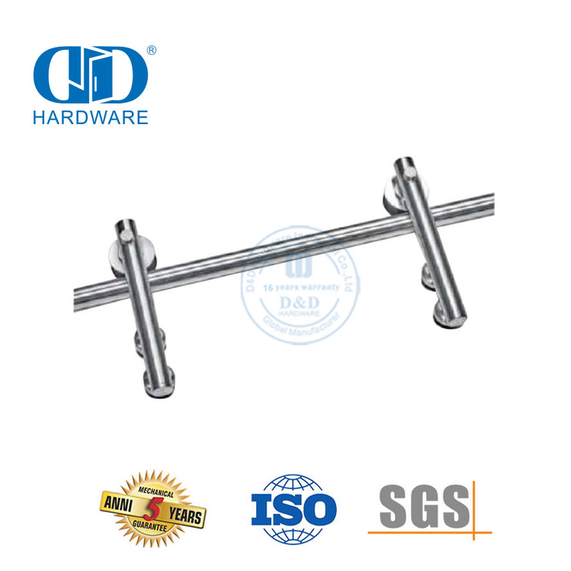 Edelstahl-Tür-Hardware-Schienen-Set, robuste Scheunentor-Hardware, Möbel-Hardware-DDBD050