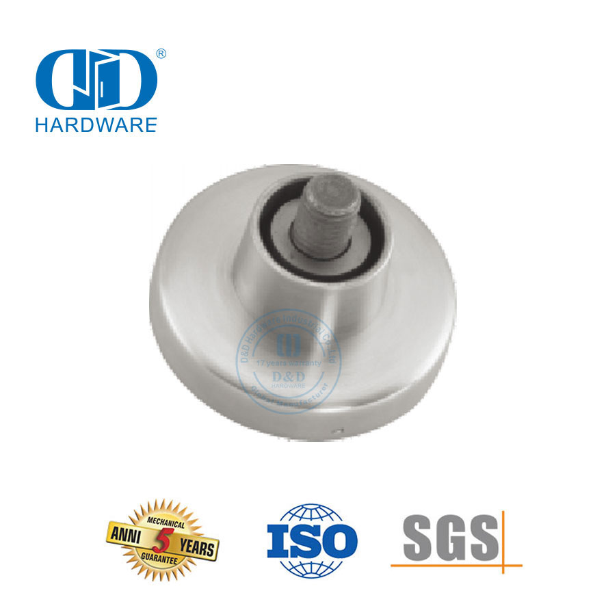 Toilettenzubehör, runde Glastür, Edelstahl-Wandmontagehalterung, Hardware-Zubehör, DDWC006