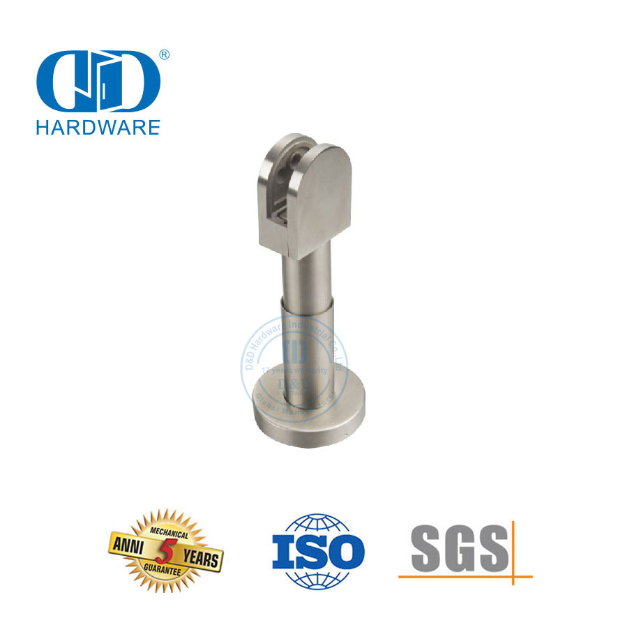 Edelstahl-Hardware-Zubehör, Chrom-Duschglas-Clip, Patch-Befestigung, Glasverbinder, untere Klemme für Toiletten – DDWC004
