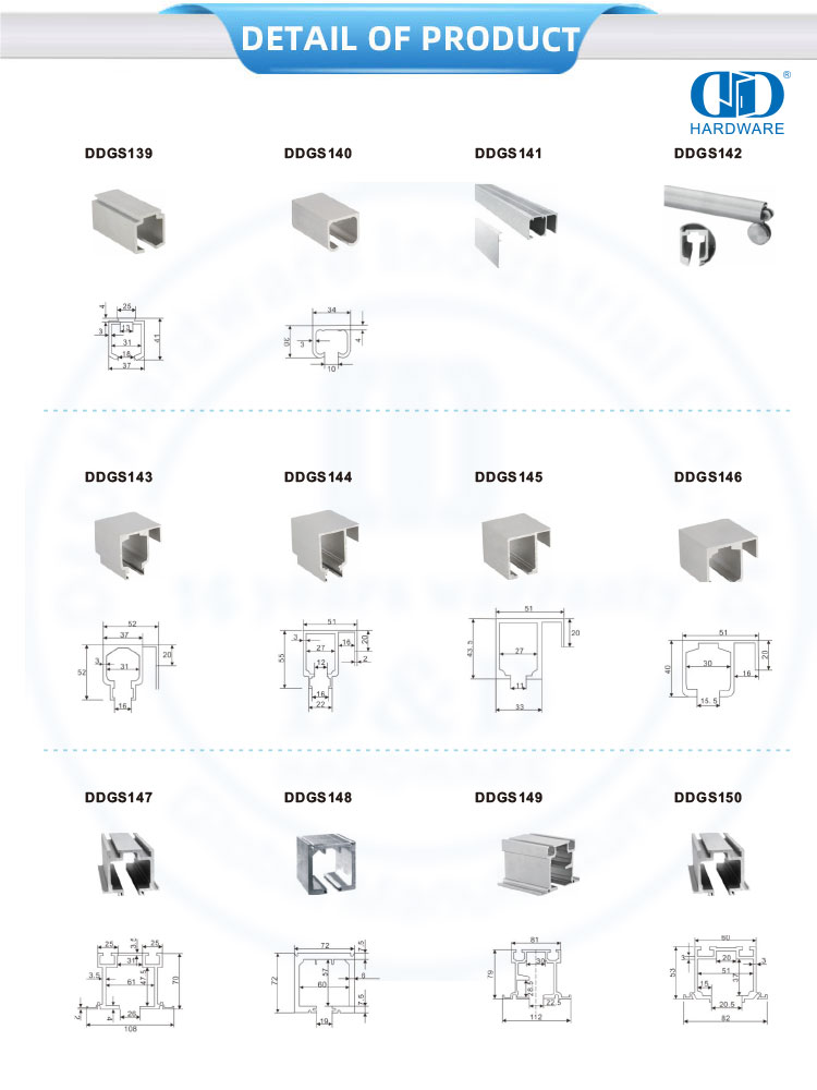 Klappbare, oben aufgehängte Edelstahl-Glasschiebeklemme, Falttürsystem, Glaszubehör für Badezimmer-Toilette-DDGS148