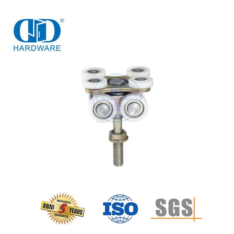 Edelstahl-Duschtür-Riemenscheibe, hängende Rolle, Badezimmer-Zubehör, Glastürbeschlag für Schiebetür-DDGS161