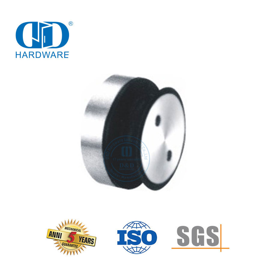 Großhandel für Edelstahl-Schiebetür-Hardware, Rollen, Glas-Piont-Beschlag, Möbel-Hardware-DDGP020