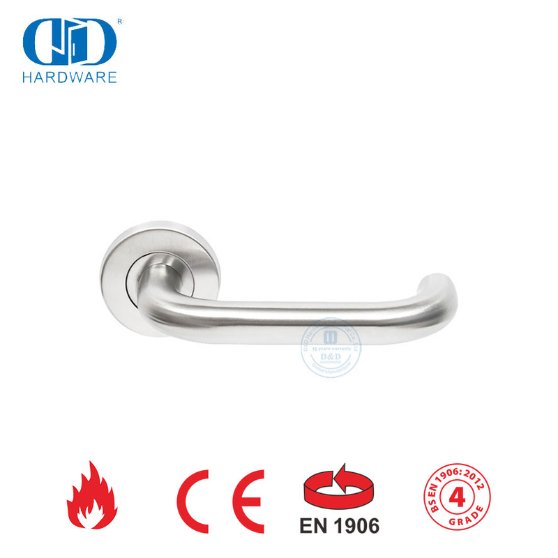 Geeignet für Metalltür EN 1906 SUS 316 Hohlhebelgriff-DDTH001-SSS