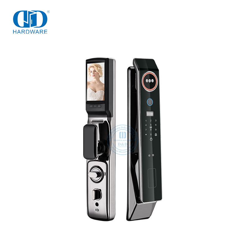 Front-Außen-Haupttür-Eingang, Gesichts-ID-Erkennung, Touchpanel-Schloss mit Kamera-DDEL013