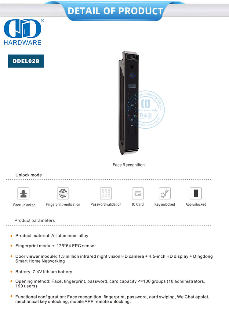 Intelligentes Schloss zur Passcode-Validierung