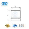  Sicherheit Kupfer Edelstahl Türgriff Schrankknöpfe Möbelgriffe Pull Kitchen-DDFH058