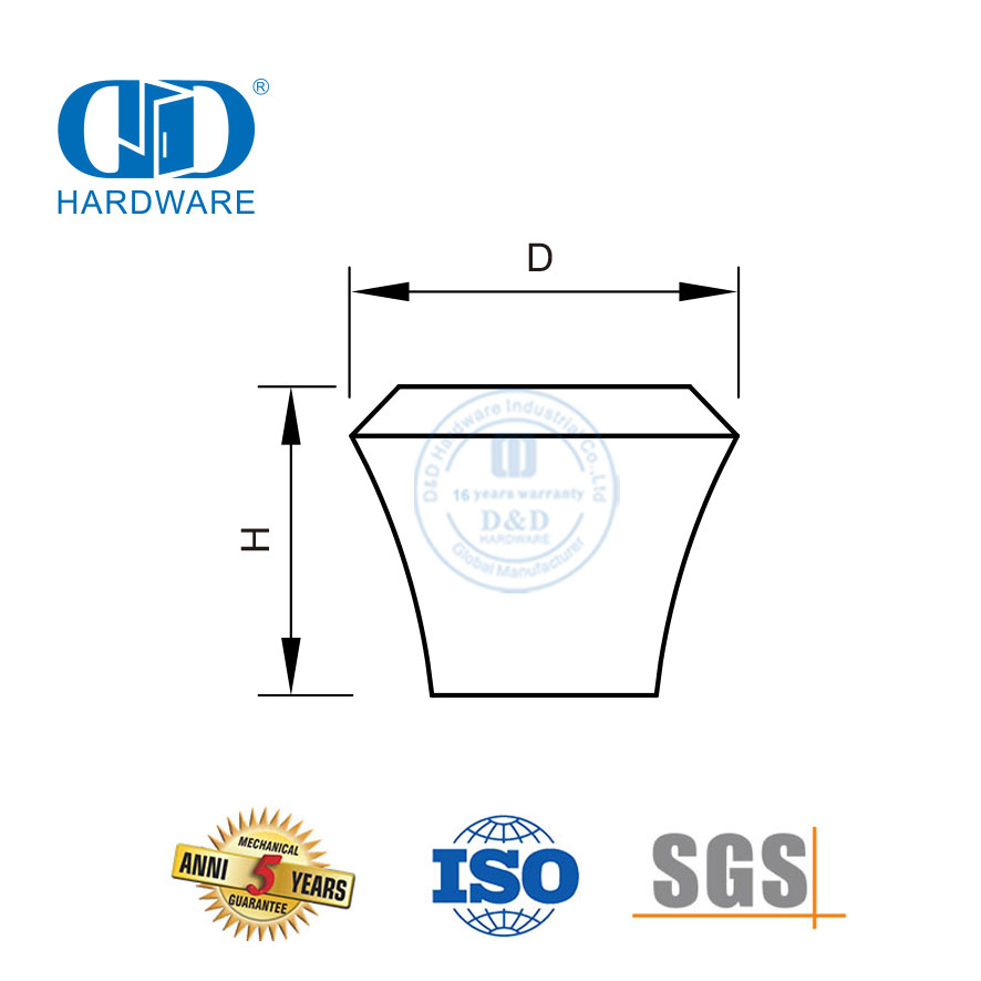 Küchenschrankknöpfe, Möbelbeschläge aus Edelstahl, dekorative Schubladenknöpfe und Griffe-DDFH064