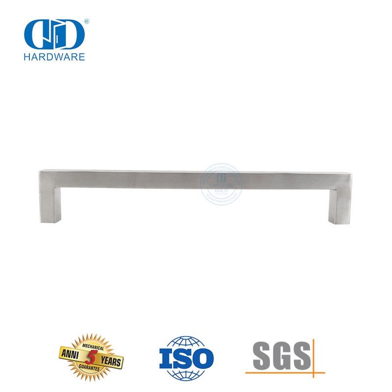 Modische Design-Bankform-Griffe aus Edelstahl für Metalltüren-DDPH034-SSS