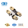 Verdeckte Installation, poliertes Messing, Zinklegierung SUS304, verstecktes, robustes Innentürscharnier-DDCH007