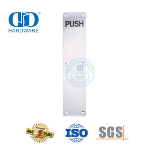 Modernes Push-Edelstahl-Tür-Namensschild-Schild für Haushalt, Badezimmer, Waschraum, Toilette, Eingangstür, Unterschriftenschild-DDSP005