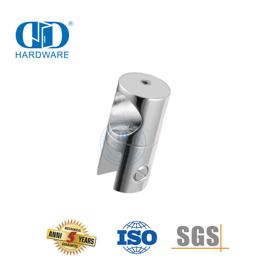 Edelstahl-Duschkabinen-Trennwände, Duschraum, Glas-Befestigungsstange, Hardware-Beschläge, Eckverbinder-DDSC031
