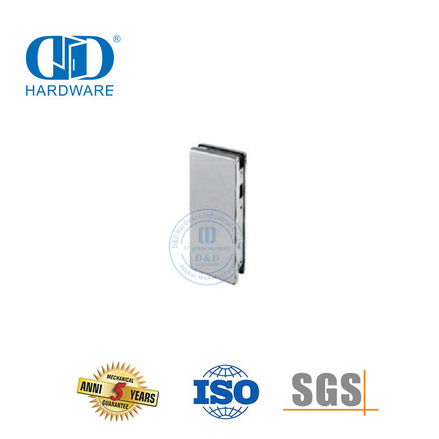 Sicherheits-Edelstahl-Einzel-Doppel-Glasschiebetürschloss-Scharnier-Hardware-Türzubehör-DDGL004