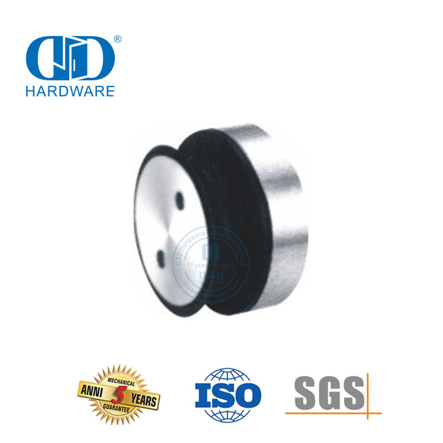 Großhandel für Edelstahl-Schiebetür-Hardware, Rollen, Glas-Piont-Beschlag, Möbel-Hardware-DDGP020