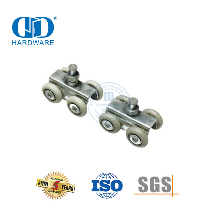 Edelstahl-Außen-Innen-Schiebetür, Vierrad-Rollen-Hardware, Schiebe-Scheunentor-Hardware, Möbel-Hardware-DDBD056