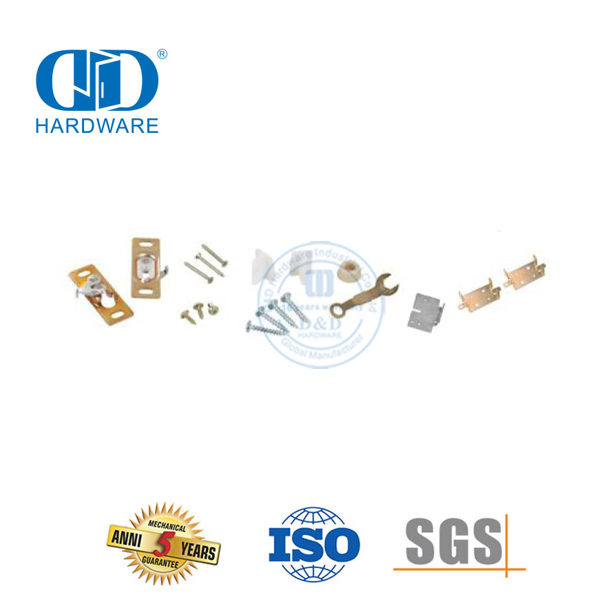 Edelstahl-Kunststoff-flache dreirädrige Rollen-Schiebe-Scheunentor-Hardware-Kits Möbel-Hardware-DDBD053