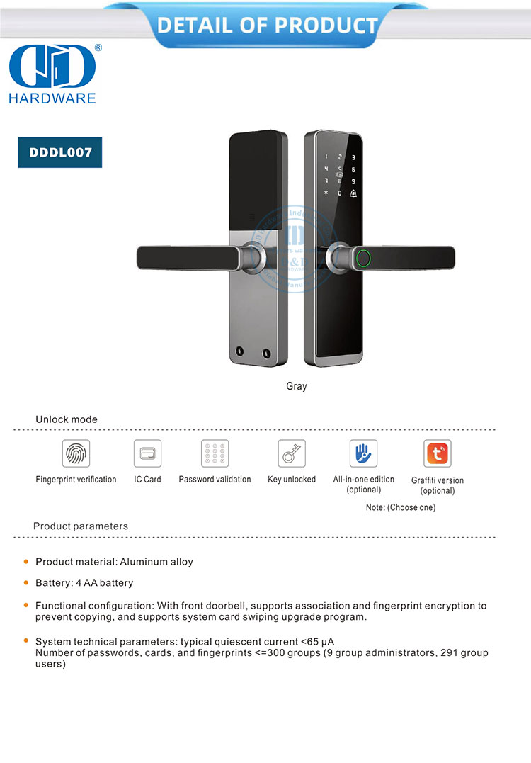 T&uuml;ren, intelligente Griffe, Schl&ouml;sser