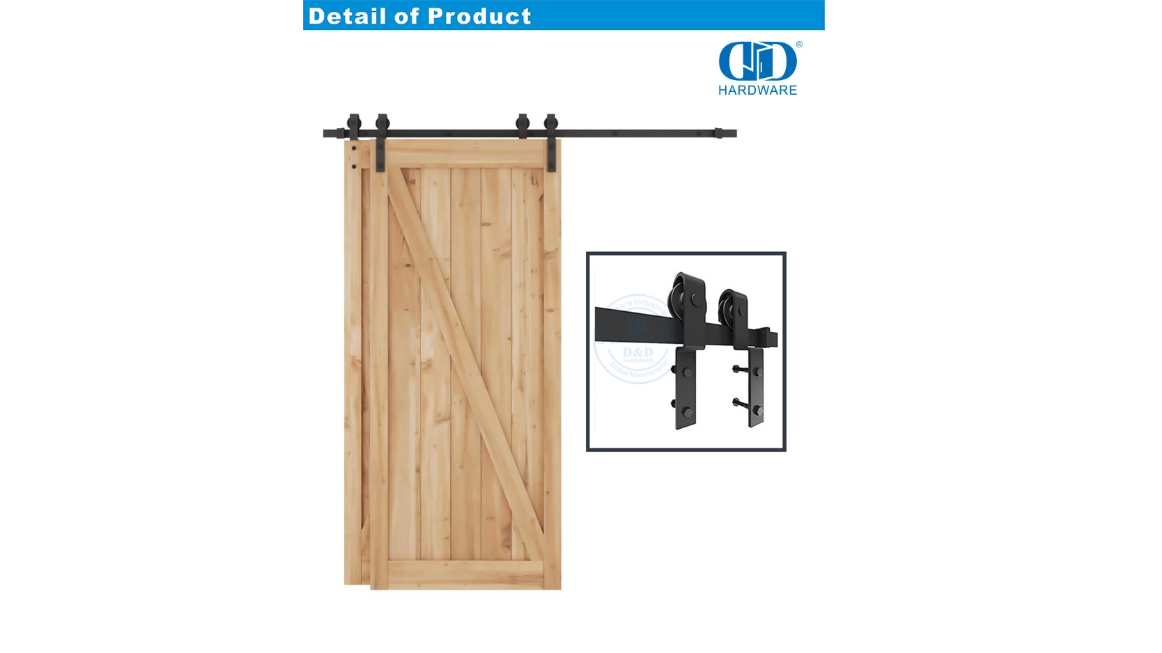 Schiebetür -Hardware schieben