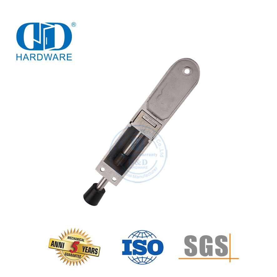 Fußbetätigter, an der Tür montierter Türhalter aus Edelstahl für die Schule-DDDS034