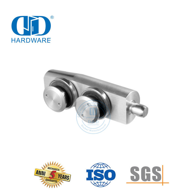 Edelstahl-Überpaneel-Pivot-Patch-Befestigungs-Pivot-Glas-Hardware-DDGP005