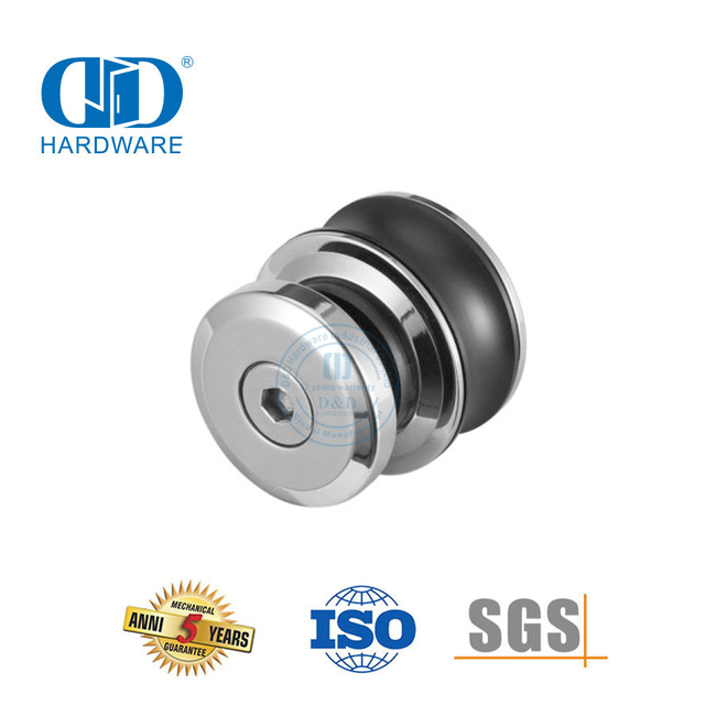 Edelstahl-Anschlüsse, integrierte Lösung, Glas-Duschschiebetür-Hardware-Beschläge-DDSL002-1