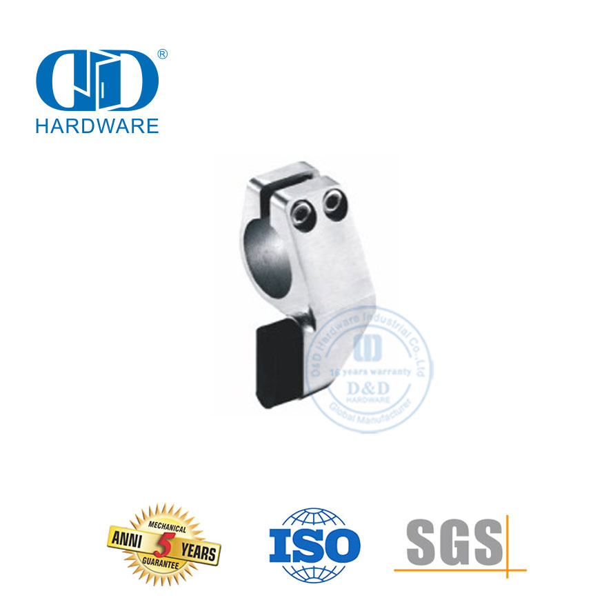 Sichere, zuverlässige Steckverbinder, Edelstahl-Glas-Hardware, Glas-Schiebetür für Badezimmertür-DDGS002