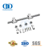 Industrielle Edelstahl-Hochleistungs-Glastür-Kits, Schiebe-Scheunentor-Hardware-Set-DDBD046