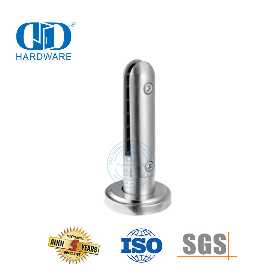 Rahmenlose Glasbalustradenpfosten aus Edelstahl, Balustradengeländer, Glasklemme, Zapfen, Handlauf, Wandhalterung-DDHB008