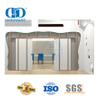 Doppeltür-Verbindungssatz aus Edelstahl, Pocekt-Türrahmen, Schiebe-Scheunen-Hardware, Teil-DDBD065