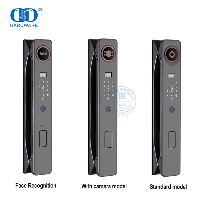Smartier Neue 3D-Gesichtserkennung, digitale App, per Fingerabdruck entsperrbar, intelligentes Schloss mit Kamera – DDEL003