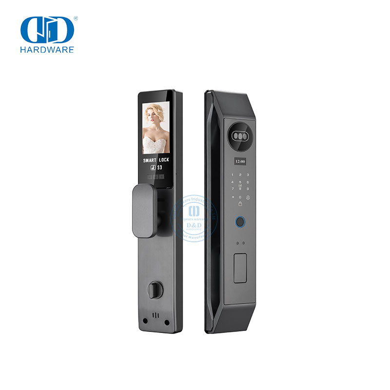 Sicherheitstür Cat Eye Home Kameraerkennung Digitales intelligentes intelligentes Schloss mit Fingerabdruck -DDEL006