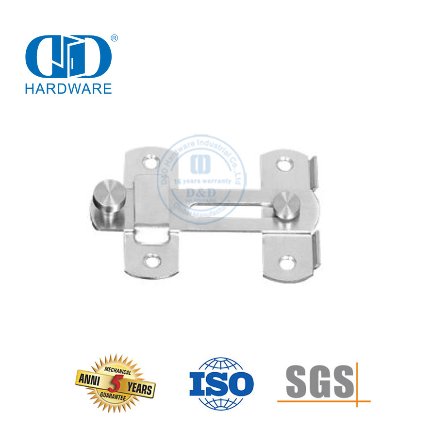 Edelstahl-Hardware Satin-Sicherheitsmetall-Türtürschutz Außentürschutz Türschlossschutz-DDDG006