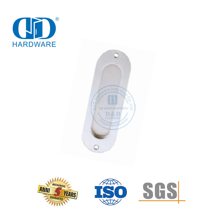 Schiebetür-Schrankgriff, mattschwarzer, pulverbeschichteter Edelstahl-Möbelgriff-DDFH009