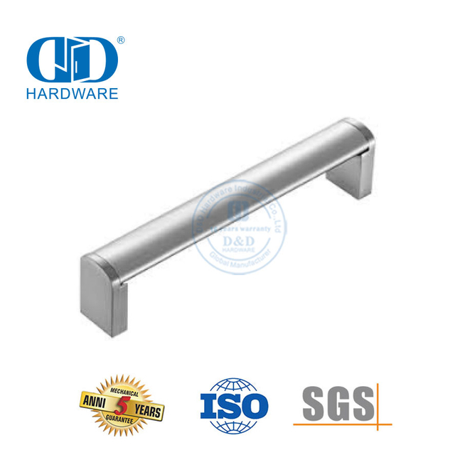 Beliebte quadratische Hohlschrank-Hardware, Küchentür, Schrankgriffe, Edelstahl-Möbelgriffe, Schränke, Luxus-DDFH025