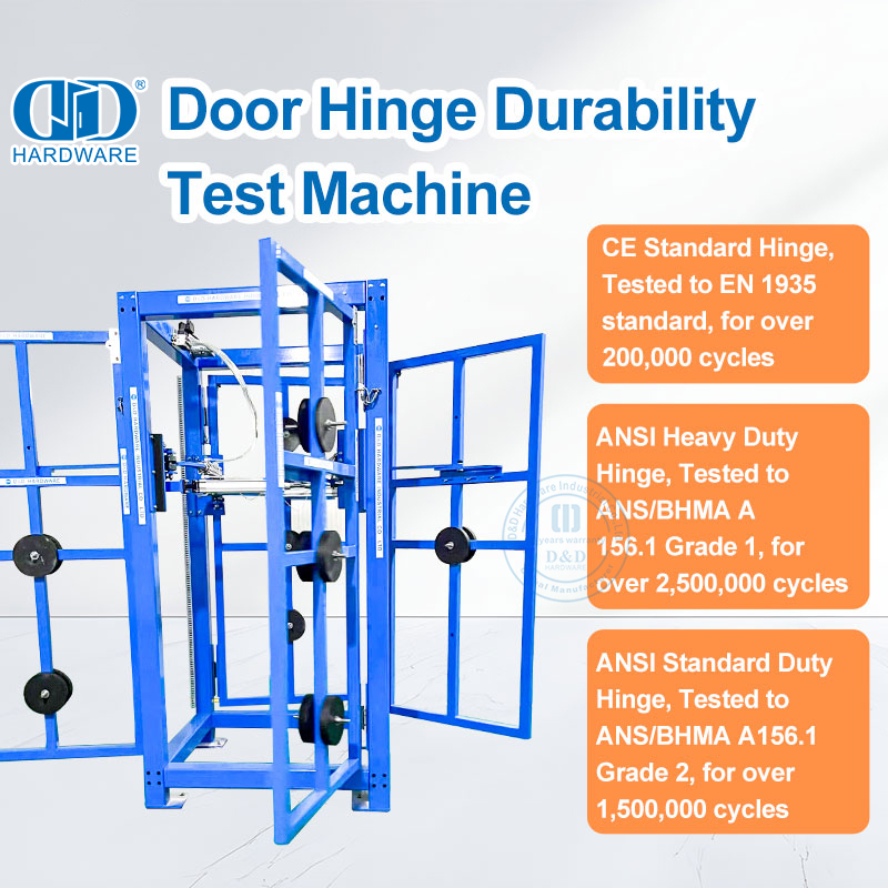 ANSI Grade 1 BHMA Hochleistungs-Sicherheitsscharniere für Regierungsbürotüren-DDSS001-ANSI-1-5x5x4,8mm
