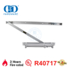Aluminium-Eisenwaren, UL-Zertifizierung, Feuerbeständigkeit, verstellbare Kontrolle, hydraulischer Innentürschließer für Wohngebäude, DDDC054