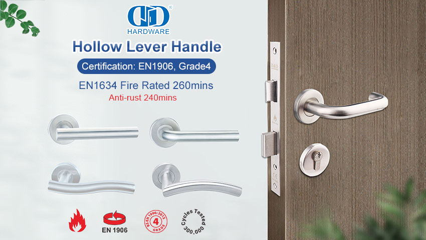 Warum En 1906 Klasse 4 und EN 1634 feuerbewertete Türgriffe die oberste Wahl für moderne Gebäude sind