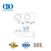 Edelstahl-Untertür-Drehzapfen, Glastür-Hardware, Dreh-Patch-Beschlag, oberer Drehzapfen-DDGP012