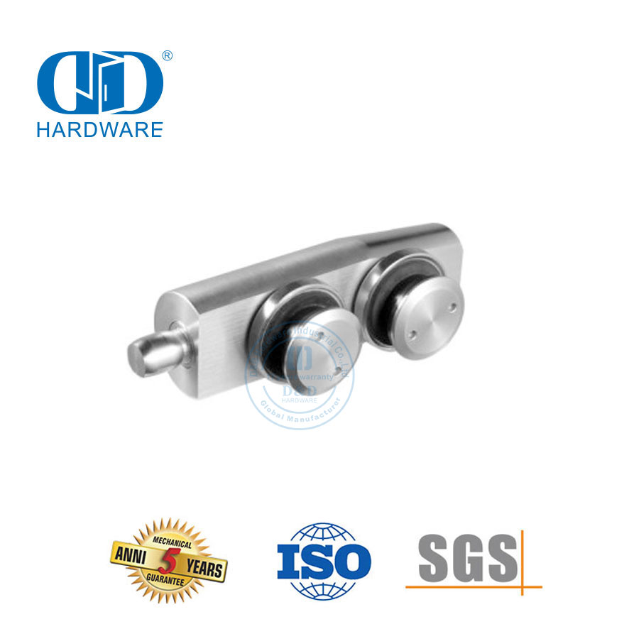 Edelstahl-Überpaneel-Pivot-Patch-Befestigungs-Pivot-Glas-Hardware-DDGP005
