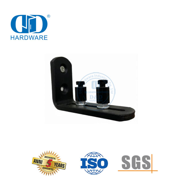 Edelstahl-Set für leises Doppel-Schiebe-Scheunentor, robustes Hardware-Set für Scheunentor, Schienen-Set-DDBD077